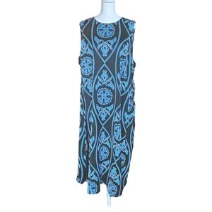 Lane Bryant Maxi Dress Womens 20 Plus Navy Blue Casual Classic Spring Summer NWT